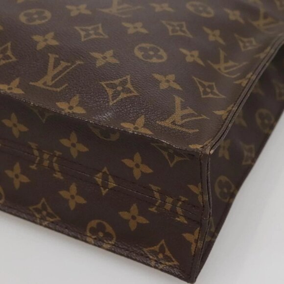 LOUIS VUITTON Monogram Sac Plat Hand Bag M51140 LV Auth 142198 - Picture 4 of 16
